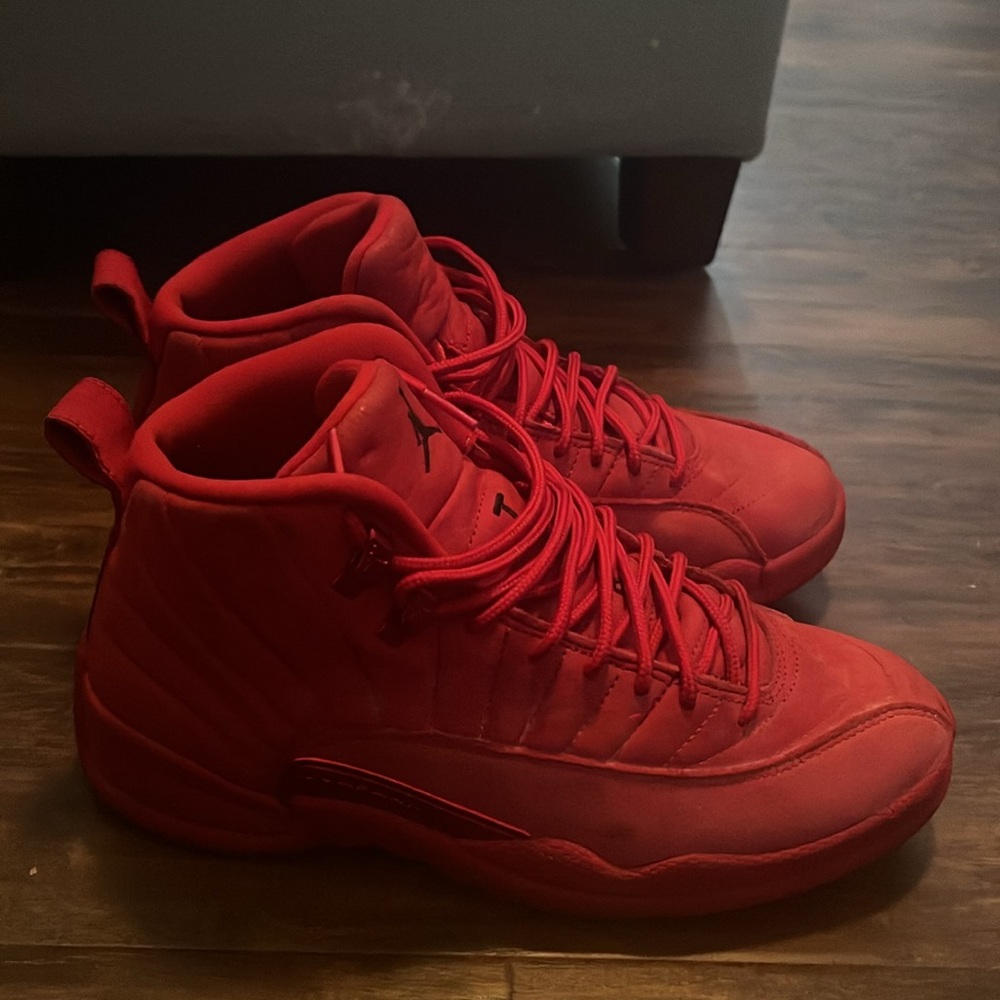 Men’s Air Jordan 12 Retro Gym Red Preowned Sz 8 - Picture 4 of 10